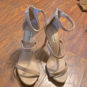 Steve Madden Nude Feelya Heels